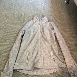 Lululemon Light Gray Zip-Up Jacket